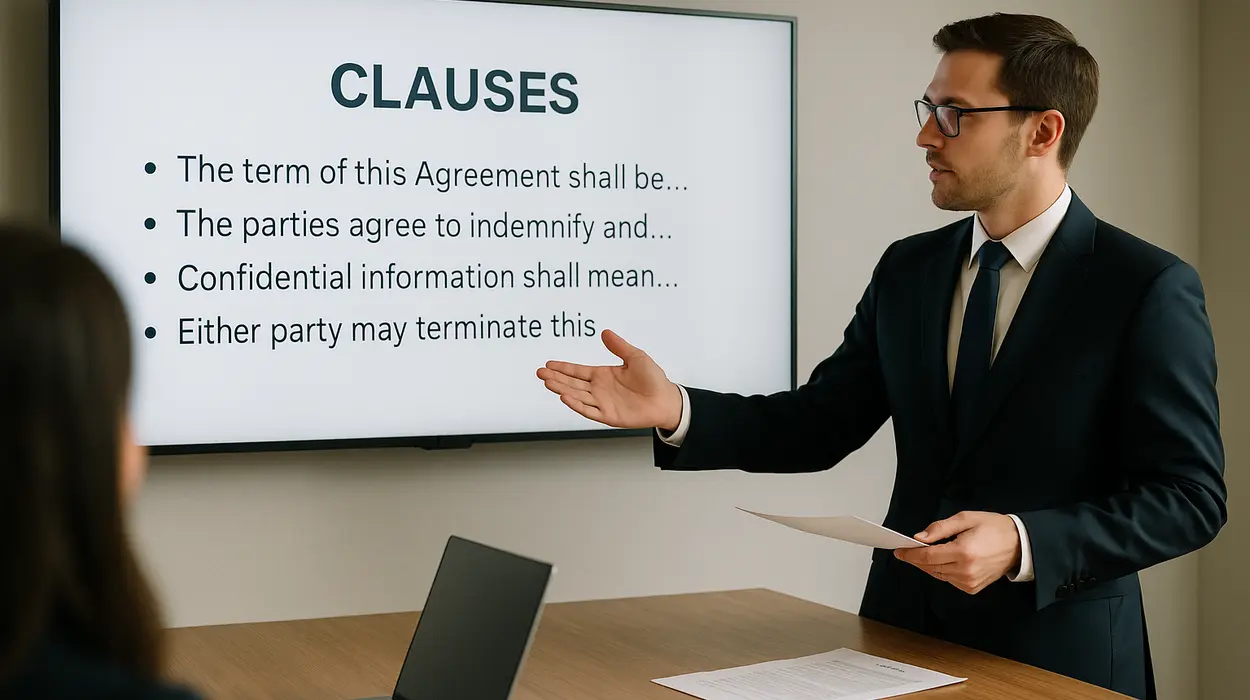 a lawyer using a tv screen to give a presentation from Menes Lemon Law Firm in Miami, FL - Consumer Protection Law