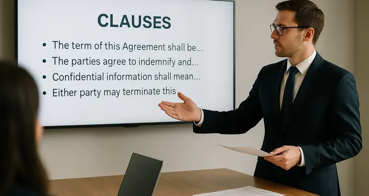 a lawyer using a tv screen to give a presentation from Menes Lemon Law Firm in Miami, FL - Consumer Protection Law