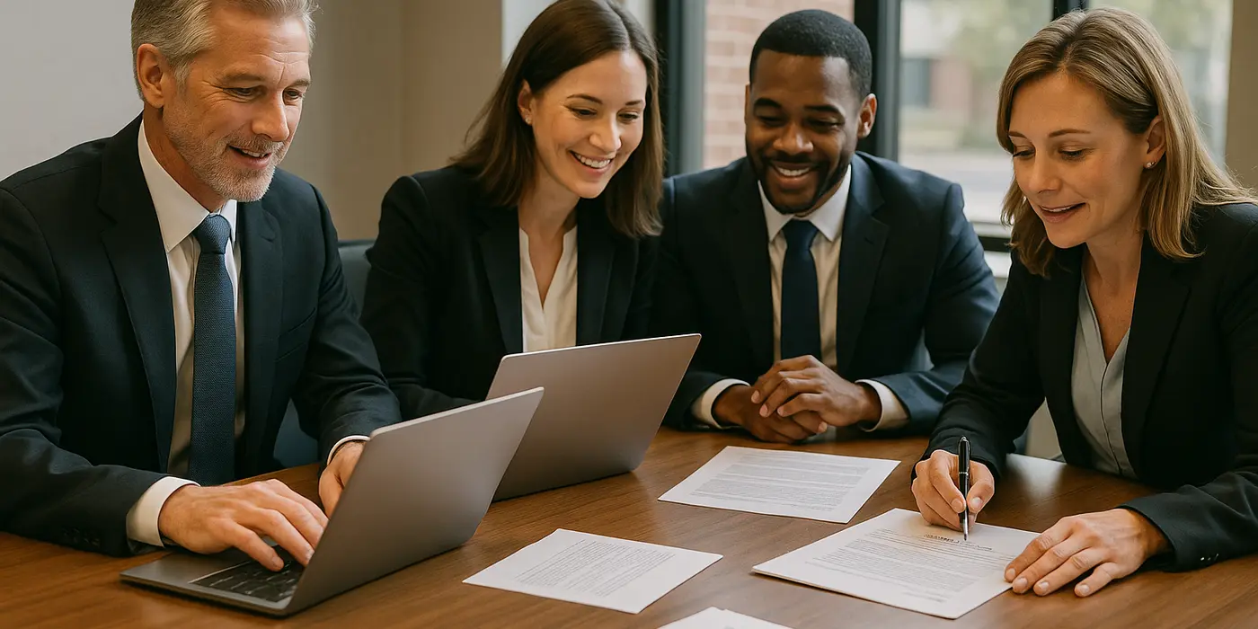 a group of lawyers in a meeting from Menes Lemon Law Firm in Miami, FL - Lemon law in Miami, FL a group of lawyers in a meeting from Menes Lemon Law Firm in Miami, FL - Lemon law in Miami, FL